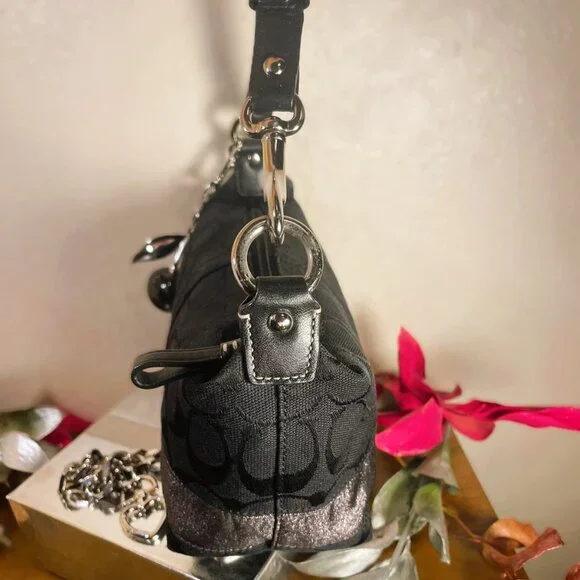 Coach Black Y2K Bucket Shoulder Bag